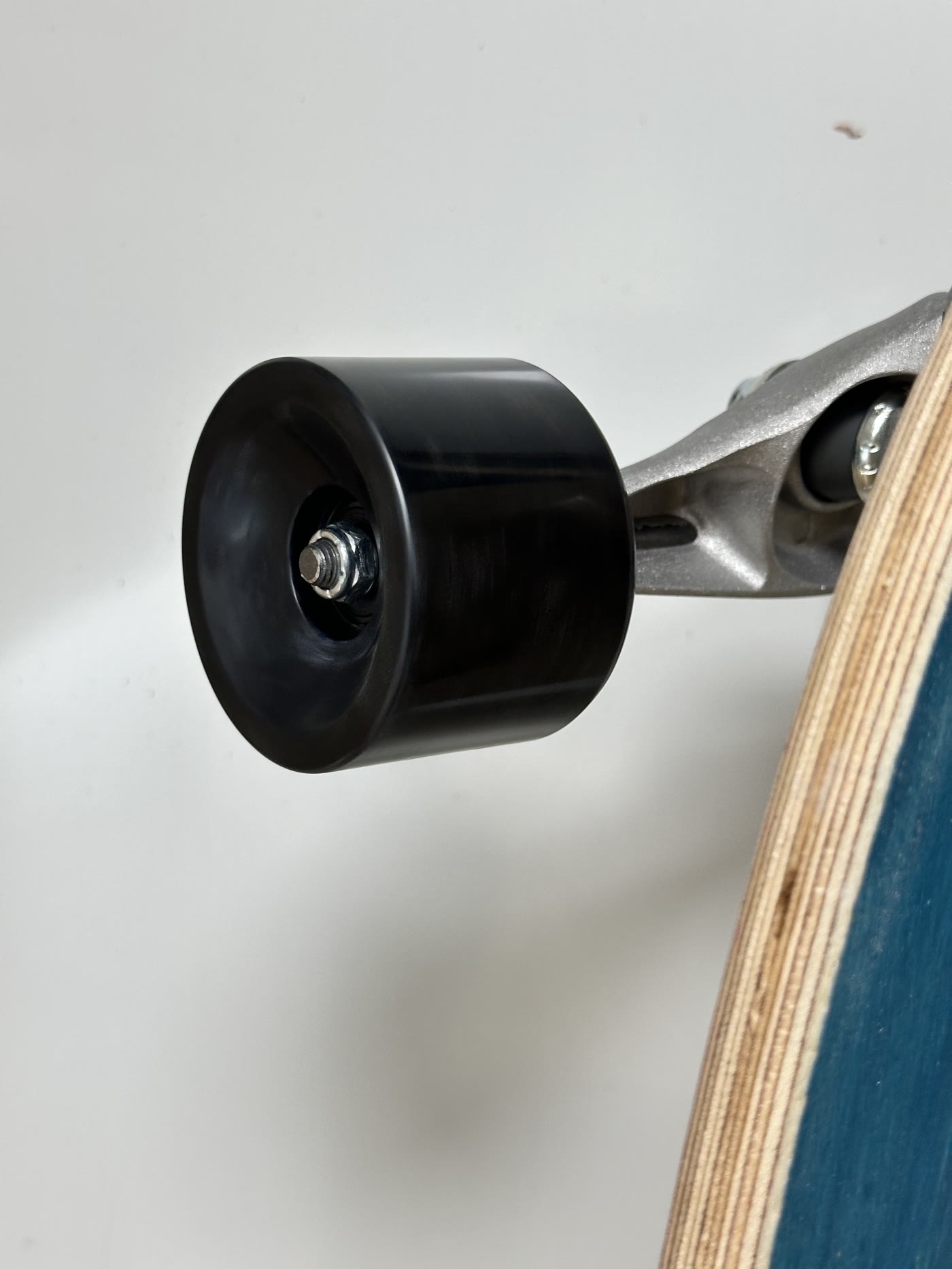 Detail of the urethane wheel and precision truck